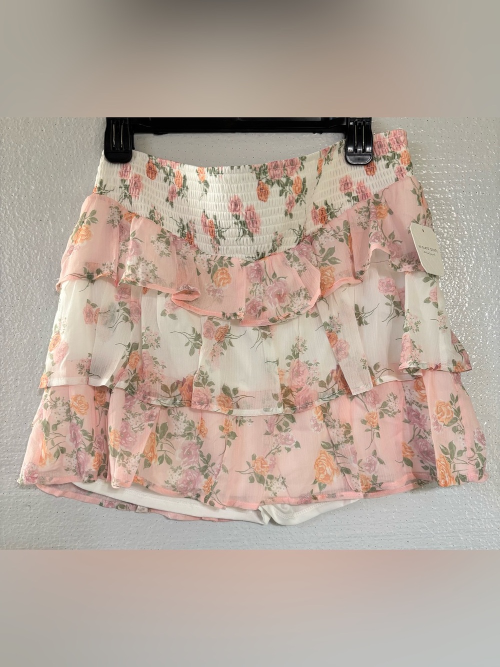 NWT Altar’D State Extreme Mini Skirt with Shorts XL